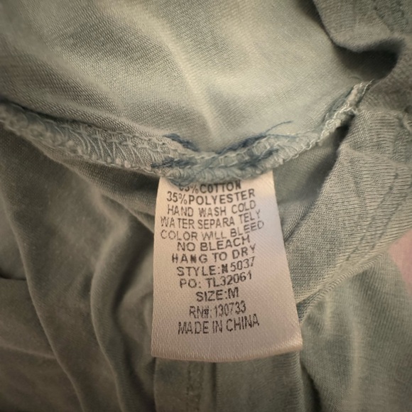 Chico's Soft Green Tunic with Lace Accents - Picture 4 of 4